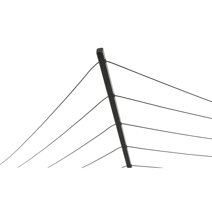 Lisomme Ravi droogmolen zwart - 60 m drooglengte
