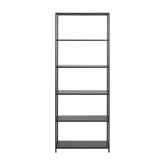 Lisomme Roy Hoge Open Kast van Metaal - B 69,5 cm - Zwart