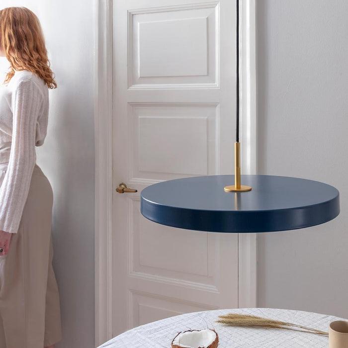 Umage Asteria Medium hanglamp petrol blue - met koordset - Ø 43 cm