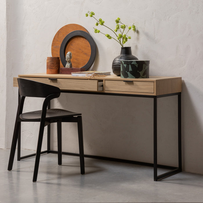 WOOOD Silas Bureau - Eiken - Melamine - 74x140x44