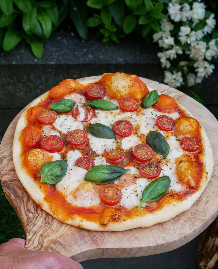 Jay Hill Serveerplank | Pizzaplank Tunea - Olijfhout - ø 30 cm