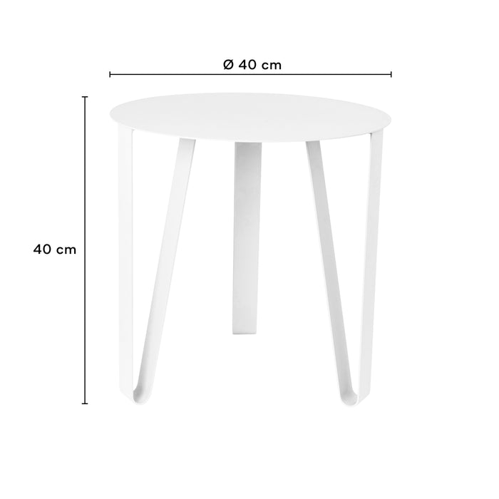 by fonQ Clip Bijzettafel Ø 40 cm - Zwart