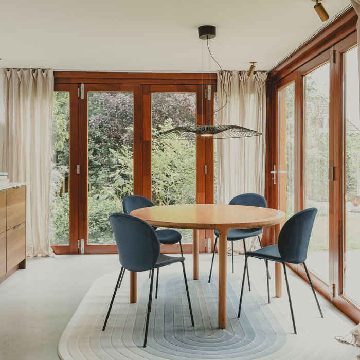 Zuiver Storm Eettafel - Ø 130 cm - Lichtbruin