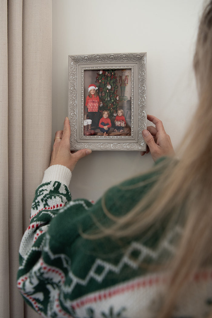 Clayre & Eef Fotolijst 13x18 cm Grijs Polyresin