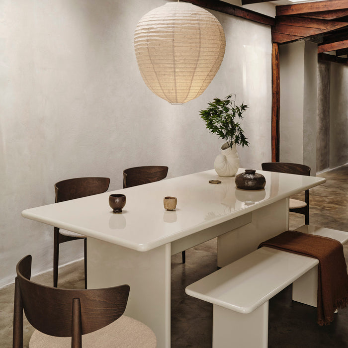 Ferm Living Rink Bankje - B 140 cm - Eggshell