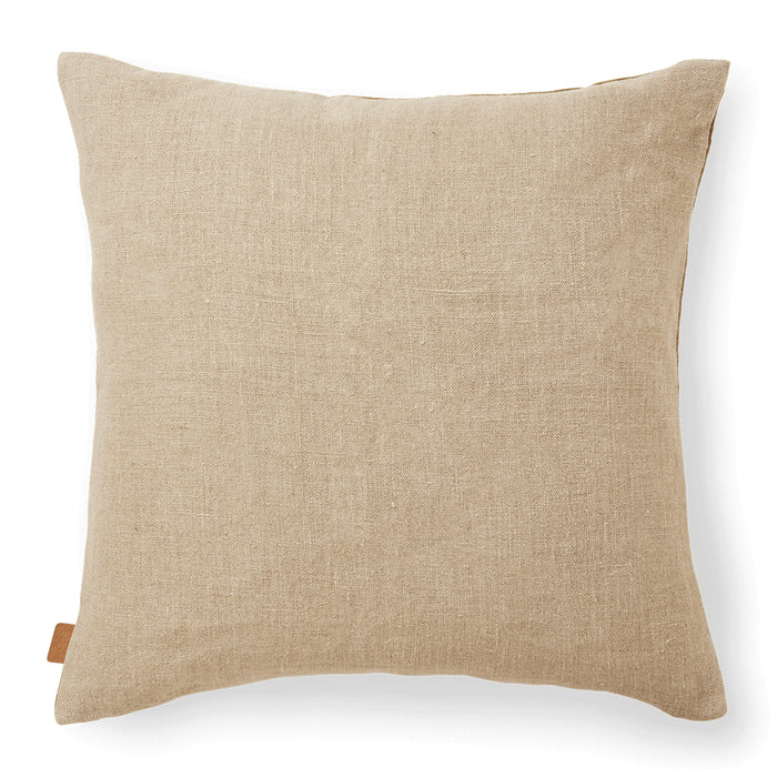 Ferm Living Senti Stripe Sierkussen - Dark Sand / Linen