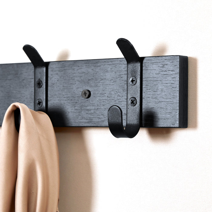 ACAZA Wandkapstok Zwart