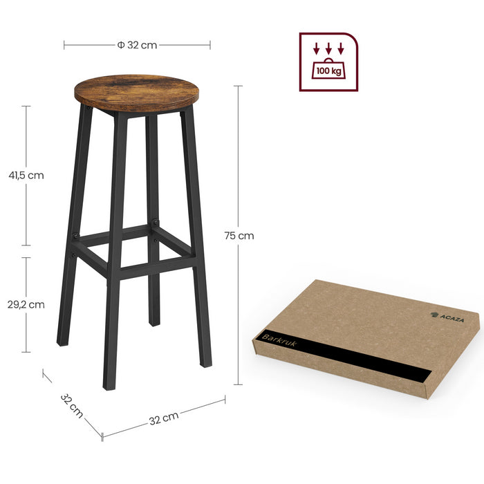 ACAZA Barkruk Bruin - 2 st.