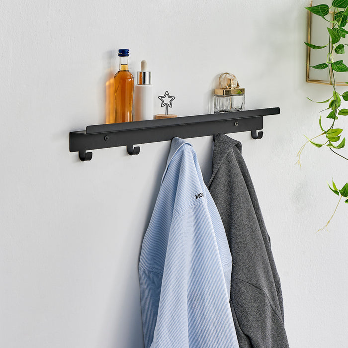 ACAZA Wandkapstok Zwart