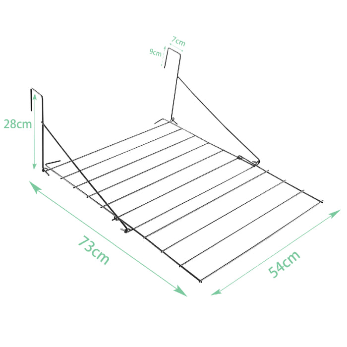 ACAZA Droogrek Zwart
