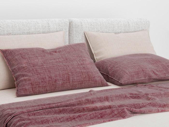 Zo Home Lino Kussensloop Linnen Look wine red