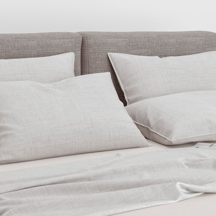 Zo Home Lino Kussensloop Linnen Look dove grey