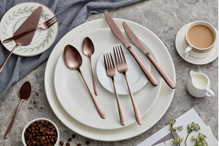 Buccan - Bestekset - London - 39 delig - Roségoud