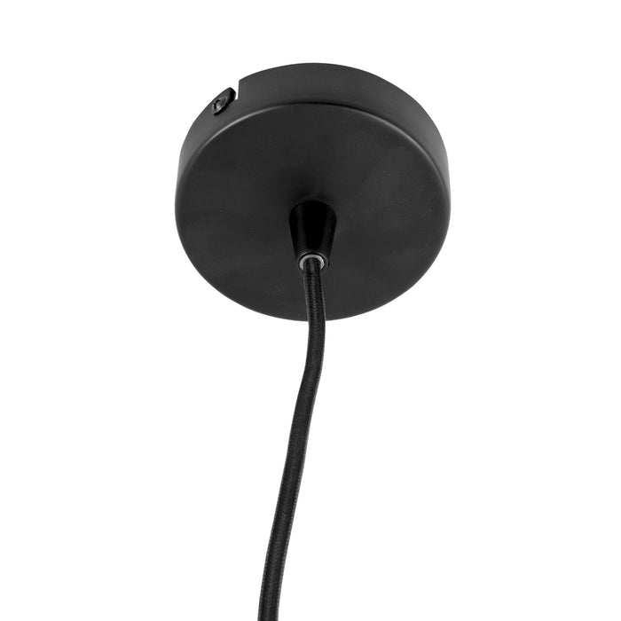 Leitmotiv - Pendant lamp Glamour Globe glass grey