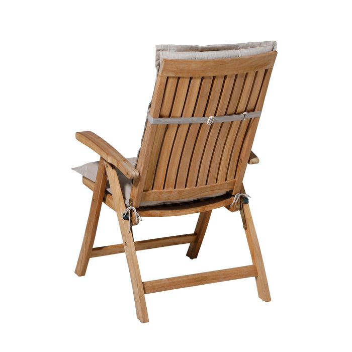 Madison - Kussen lage rug Panama linnen - 105x50 - Grijs