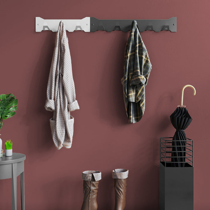 Gorillz Triangle Five - Wandkapstok - 5 haken - 70 x 5 x 12 cm - Groen