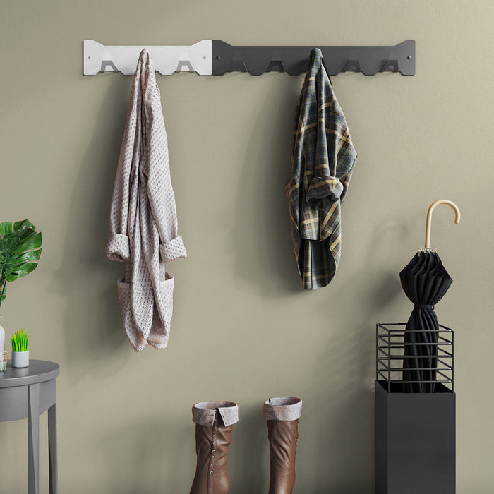 Gorillz Triangle Five - Wandkapstok - 5 haken - 70 x 5 x 12 cm - Groen