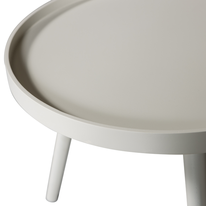 WOOOD Mesa Bijzettafel H 45 x Ø 45 cm - Zand