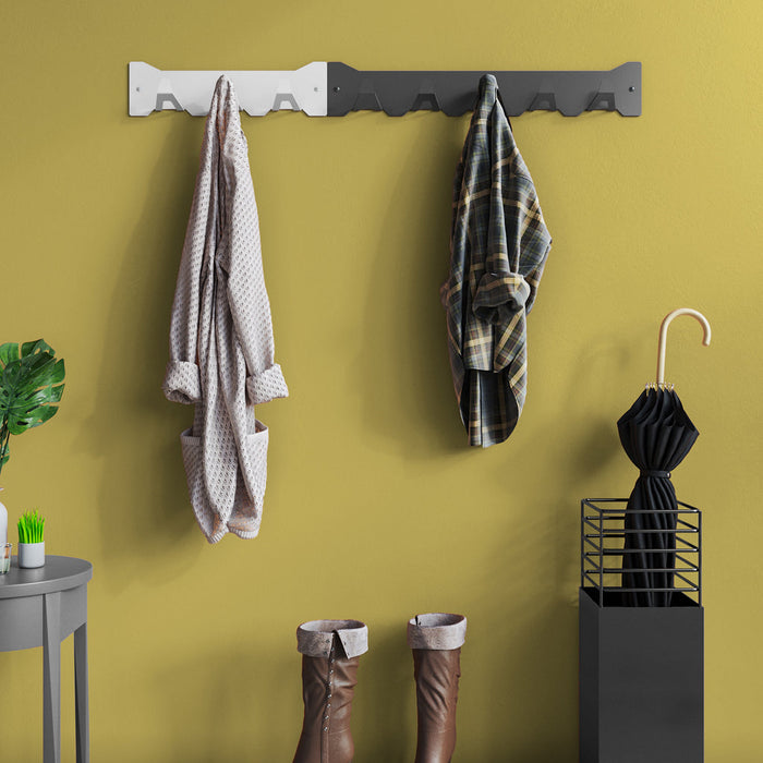 Gorillz Triangle Three - Wandkapstok - 44 x 5,6 x 12 cm - Wit