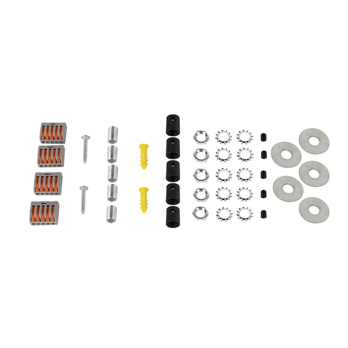 QAZQA Plafondplaat zwart 120cm voor 2, 3 of 5 hanglampen