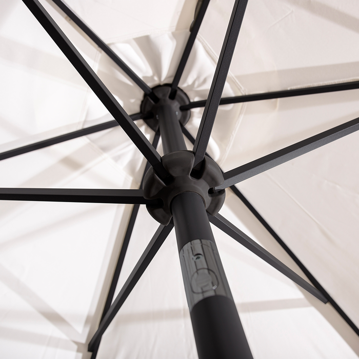 Nest outdoor Brandon Verstelbare Parasol Wit Ø 300 cm