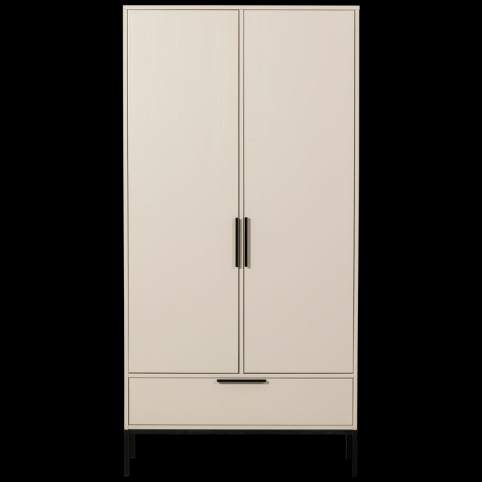 Woood Adam Kledingkast 2-deurs - Dust