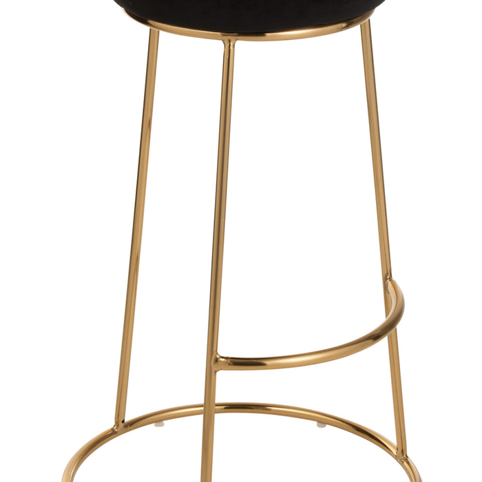 Zitting | Textiel | Zwart | 34x34x (h)7.5 Cm