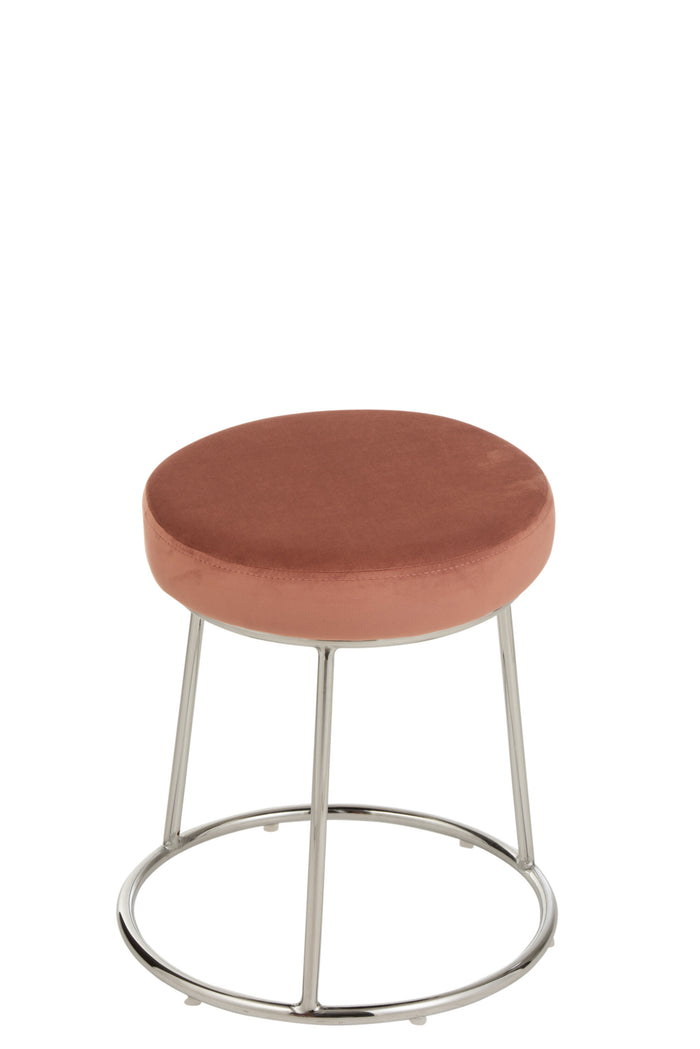 Zitting | Textiel | Roze | 34x34x (h)7.5 Cm