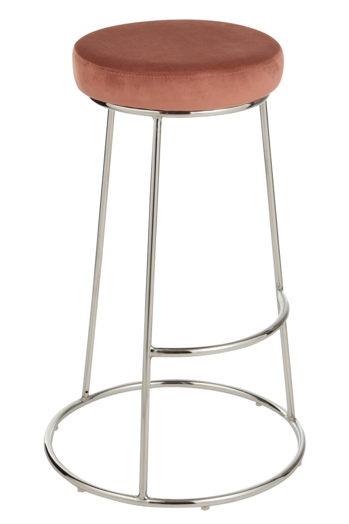 Zitting | Textiel | Roze | 34x34x (h)7.5 Cm