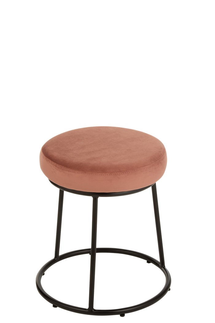 Zitting | Textiel | Roze | 34x34x (h)7.5 Cm