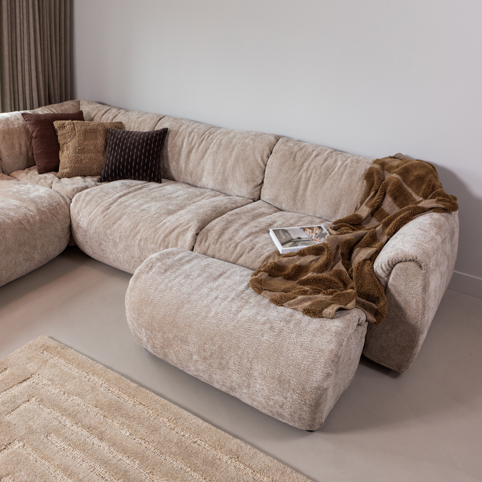 WOOOD Alicia vloerkleed - Wol - Zand - 170x240