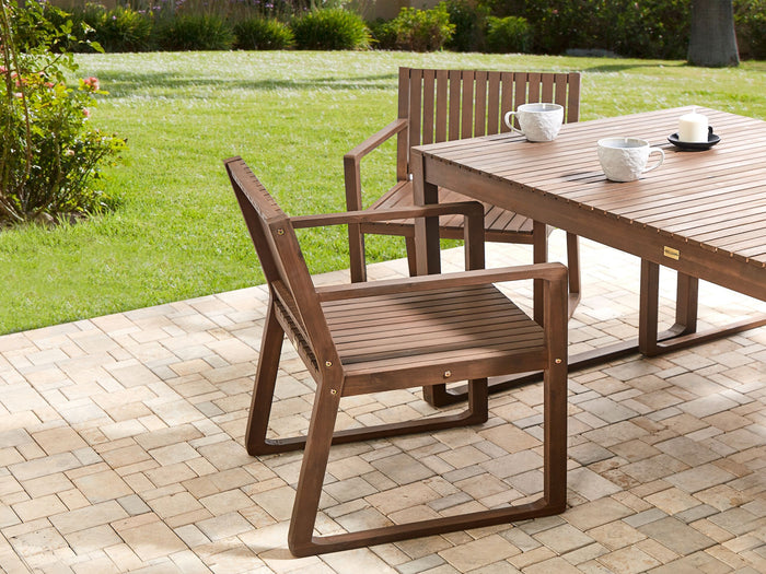 Beliani - SASSARI - Tuinstoel - Donkerhout - Acaciahout