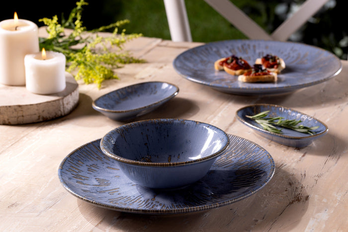 Bonna Pastabord - Sky Snell - Porselein - 28 cm (400cc) - set van 2