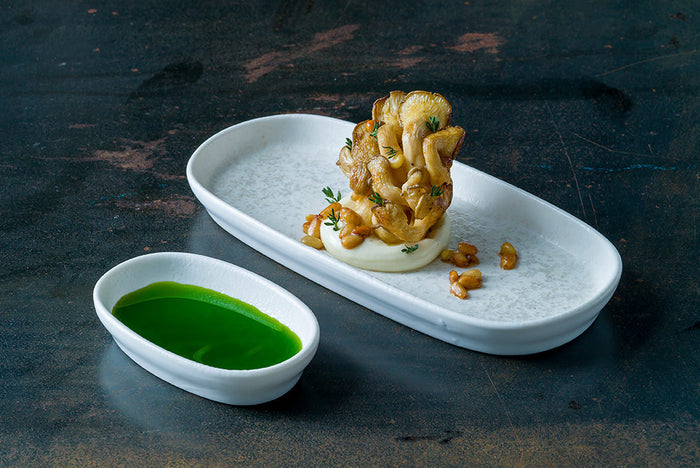 Bonna Serveerschaal - Lunar White - Porselein - 21 cm - set van 2