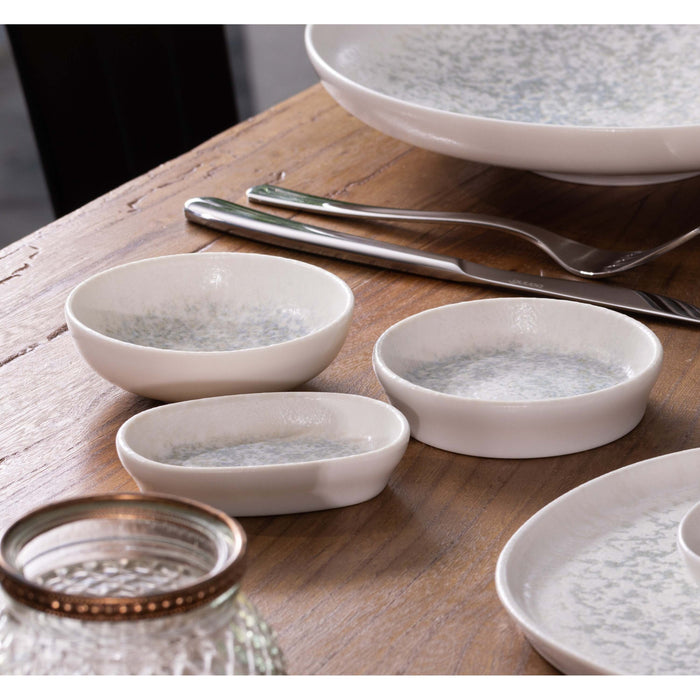 Bonna Kommetje - Lunar White - Porselein - 14 cm (400cc) - set van 6