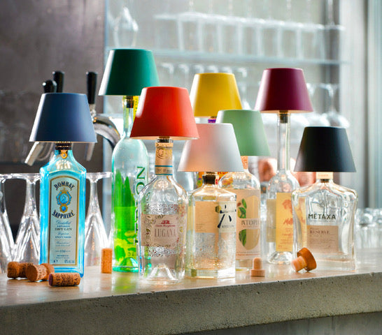 Sompex Top Olijf groen flessen lamp draadloos