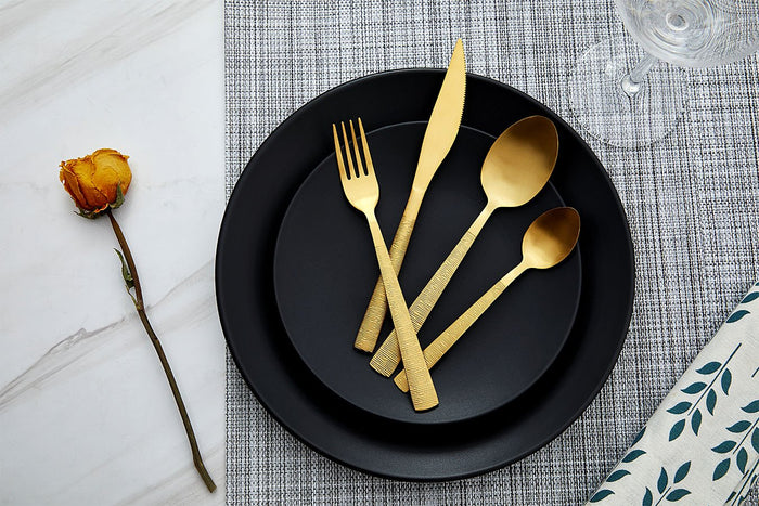 Buccan - Bestekset - Florence - 24 delig - Goud