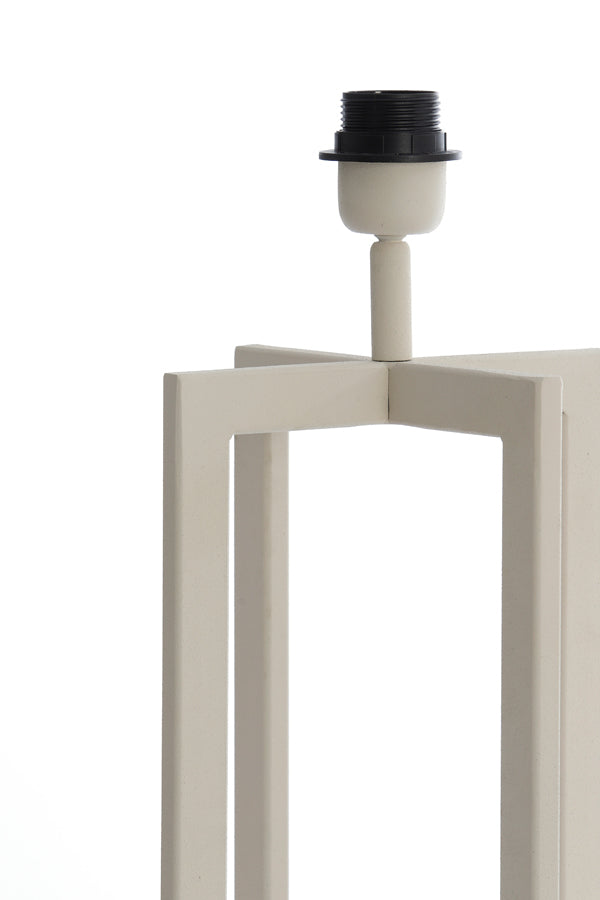 Light & Living Light&living Lampvoet 21x21x46 cm MACE crème