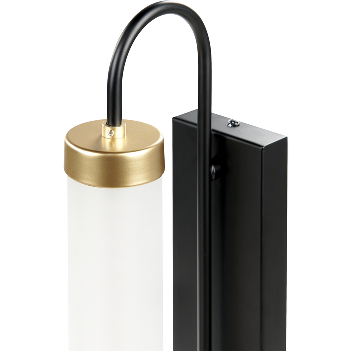 Beliani - HENRY - Wandlamp - Zwart|Goud - Metaal