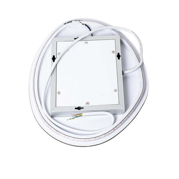 QAZQA Design badkamerspiegel 40 cm incl. LED IP44 - Biba