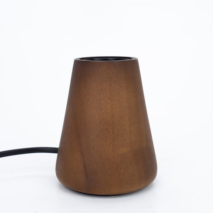 EGLO Asby Tafellamp - E27 - 10 cm - Donkerbruin - Hout