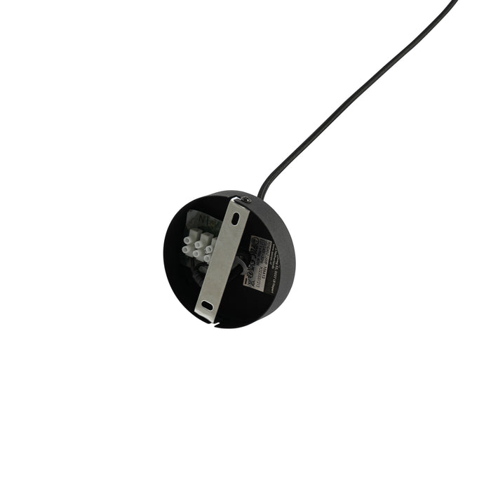 QAZQA Moderne hanglamp wit met zwart - Cloth