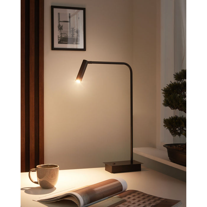 Beliani - LAWSON - Bureaulamp - Zwart - Metaal