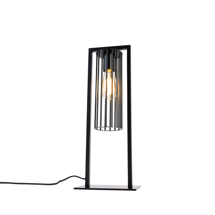 QAZQA Smart moderne tafellamp zwart incl. Wifi ST64 - Balenco Wazo