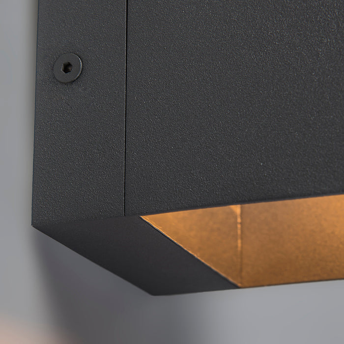 QAZQA Set van 4 moderne wandlampen antraciet - Transfer