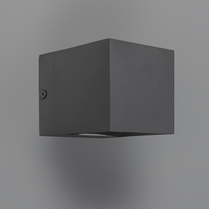 QAZQA Set van 4 moderne wandlampen antraciet - Transfer