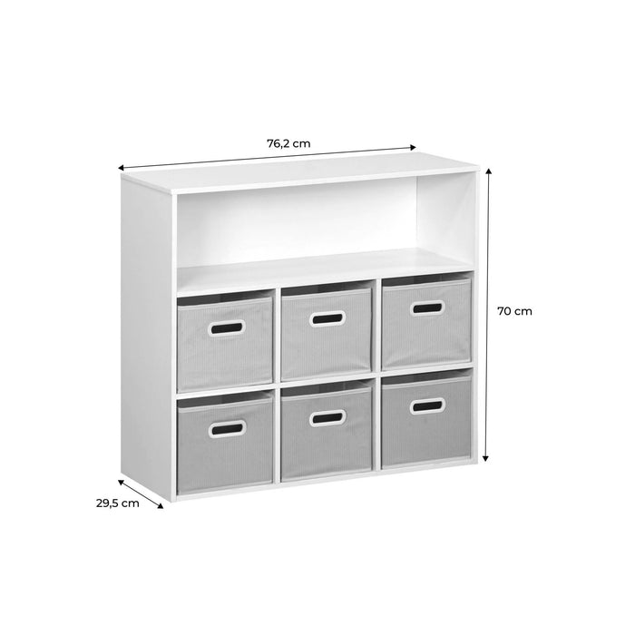 sweeek - Kinderopbergmeubel, 7 vakken
