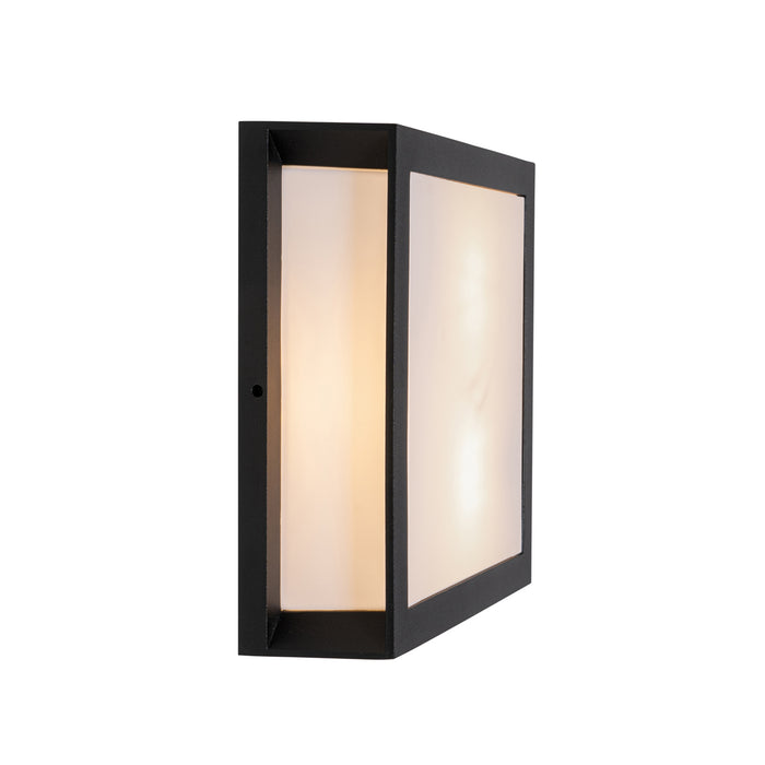 QAZQA Moderne buiten wandlamp zwart 2-lichts IP44 - Jeffrey