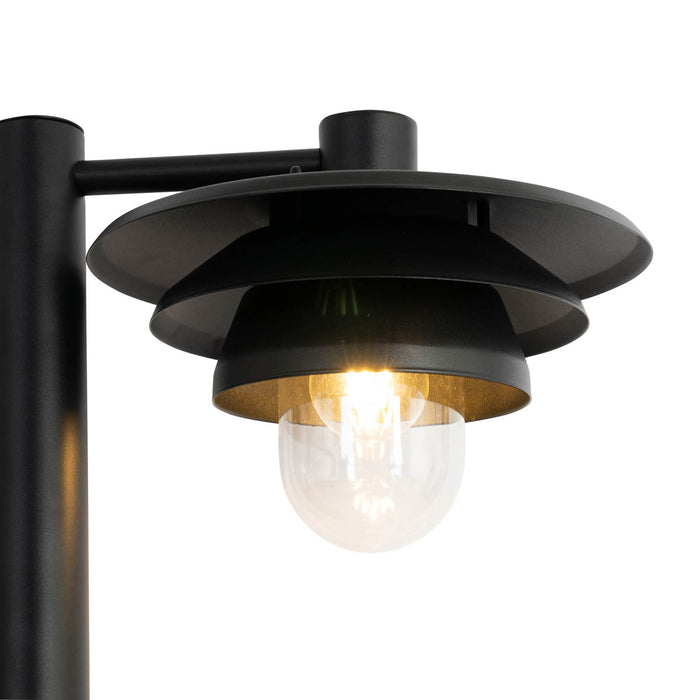 QAZQA Design buiten paaltje zwart 100 cm IP44 - Morty