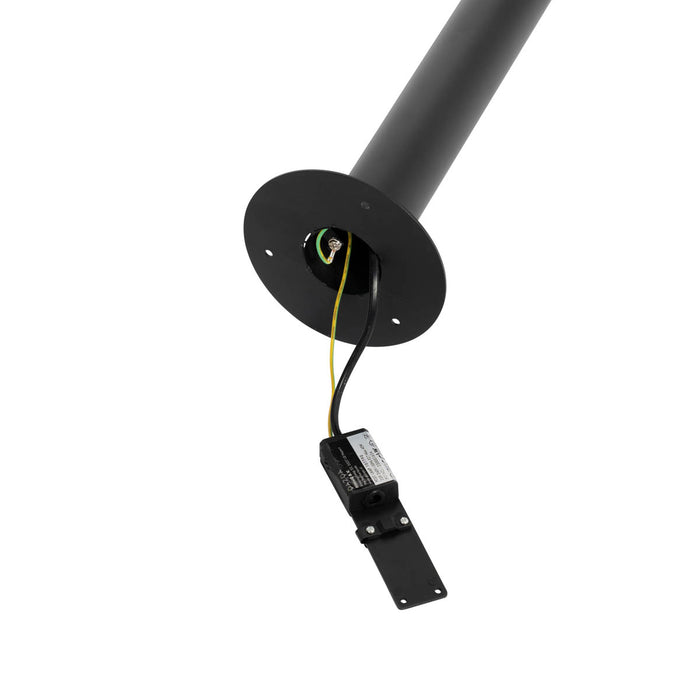 QAZQA Design buiten paaltje zwart 100 cm IP44 - Morty